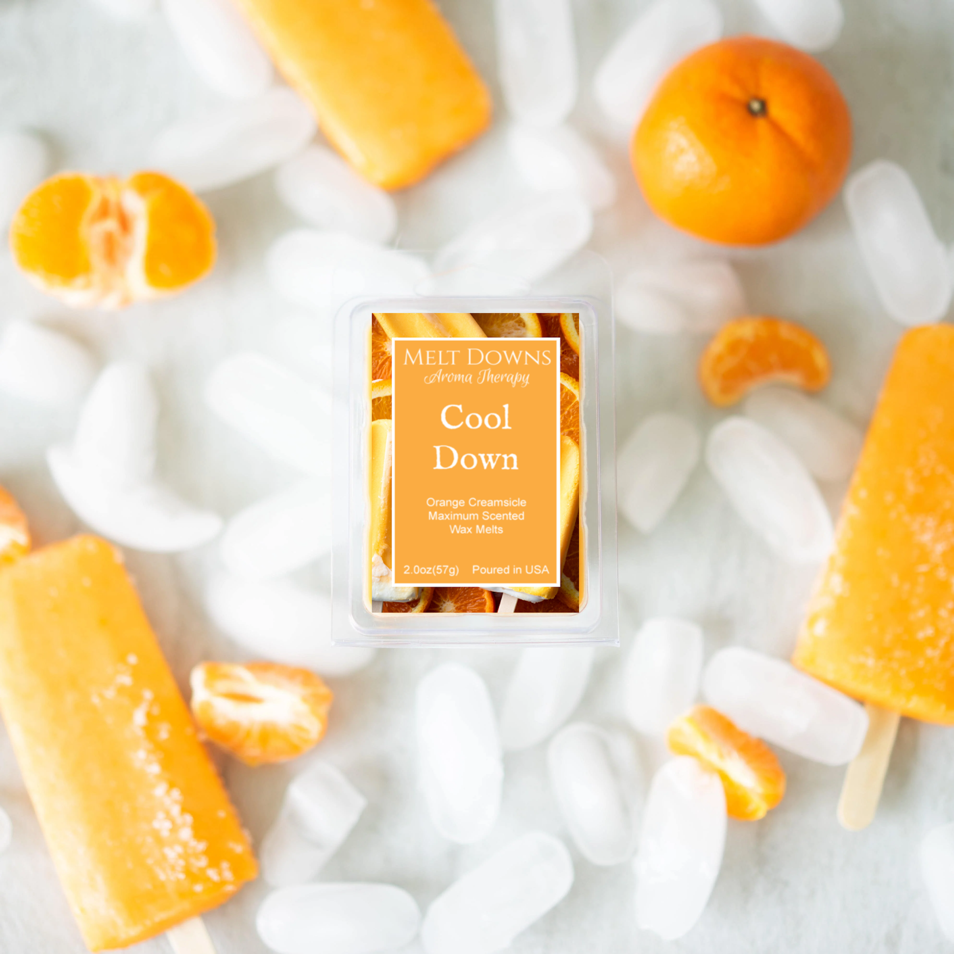 Cool Down - Maximum Scented Wax Melt - Orange Creamsicle
