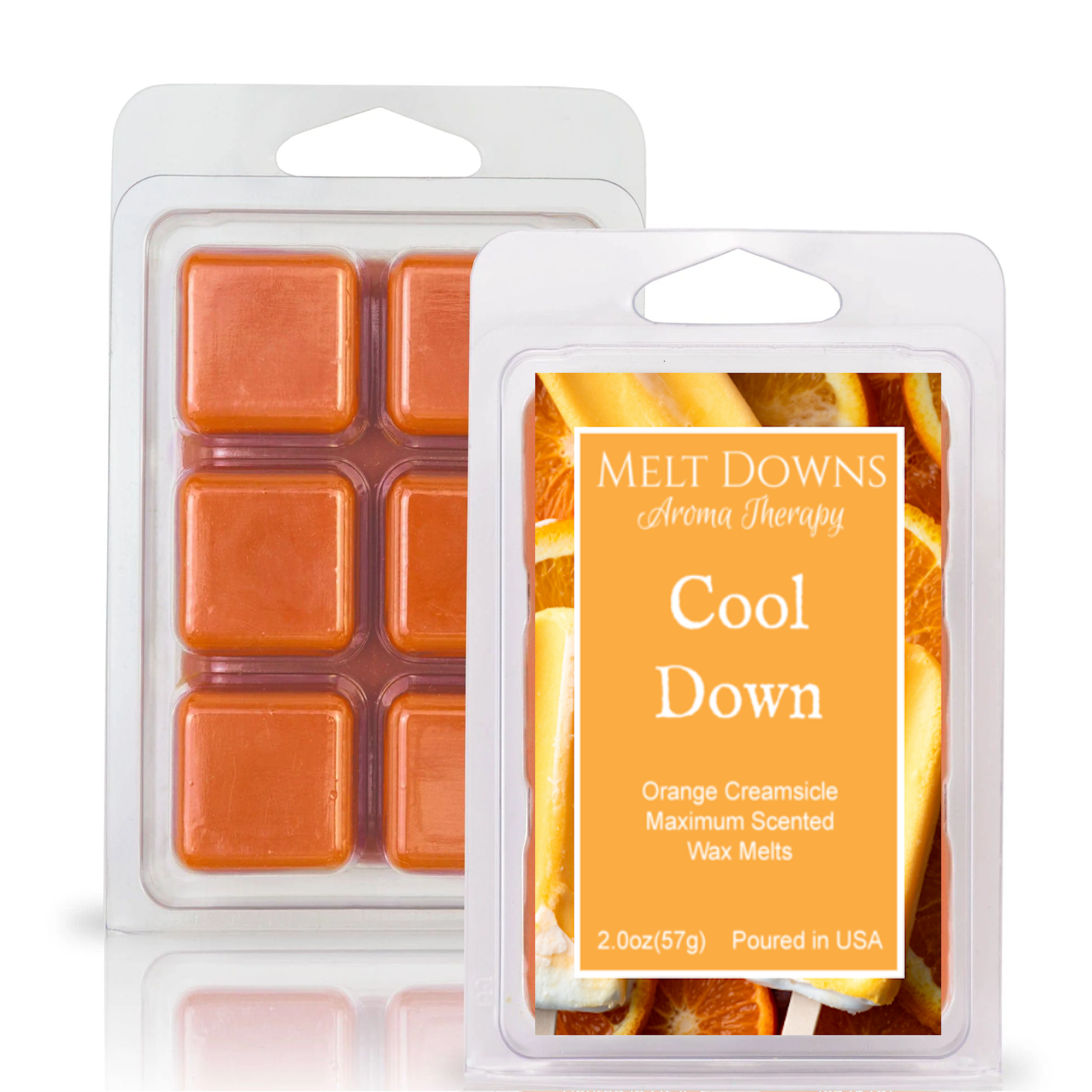 Cool Down - Maximum Scented Wax Melt - Orange Creamsicle