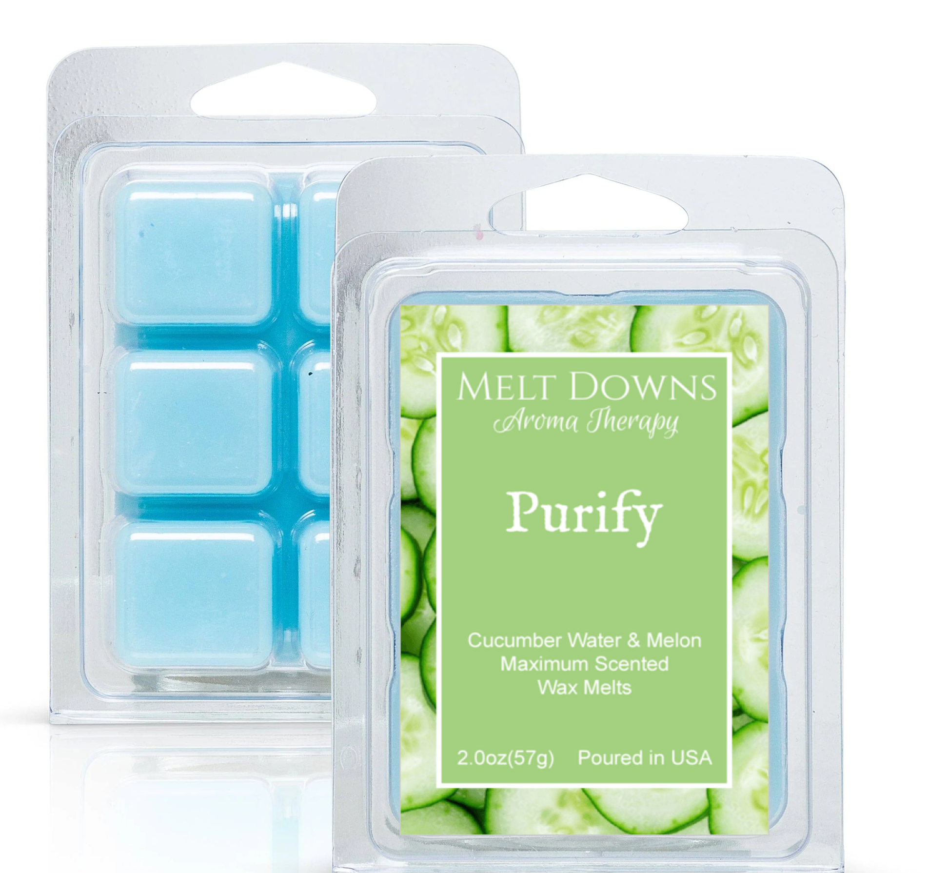 Purify - Maximum Scented Wax Melt - Cucumber Water & Melon