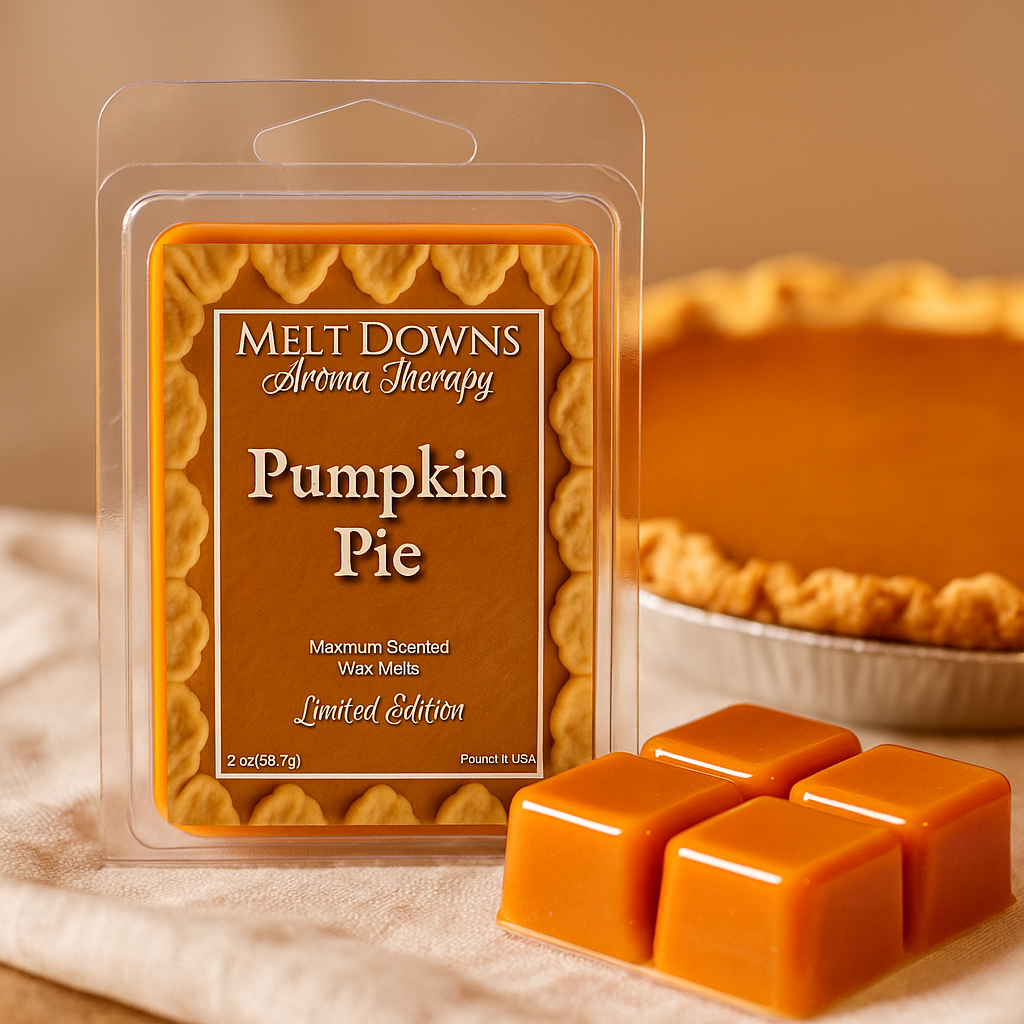 AVAILABLE NOW - Pumpkin Pie - LIMITED EDITON - Maximum Scented Wax Melt - Pumpkin Pie