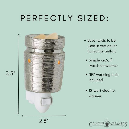 Free Gift - Brushed Chrome Pluggable Wax Warmer