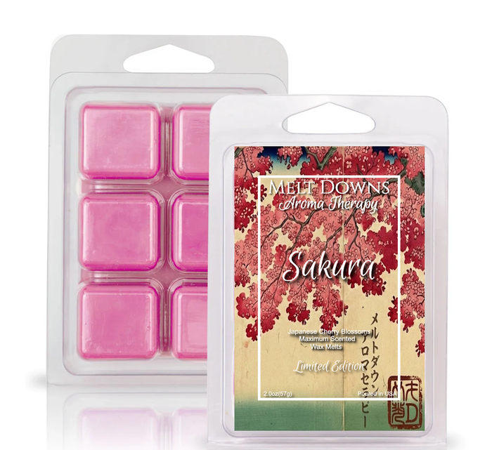 Sakura - Maximum Scented Wax Melt - Japanese Cherry Blossoms - February Limited Edition
