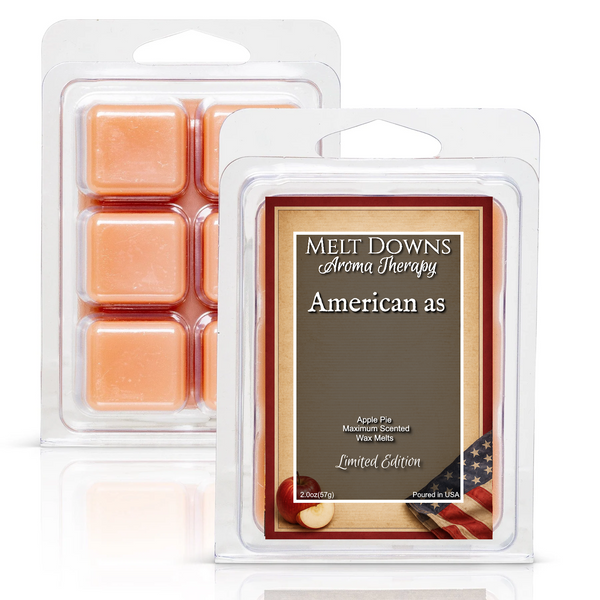 American as -LIMITED EDITION - Maximum Scented Wax Melt - Apple Pie
