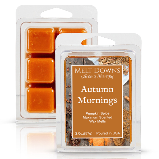 Autumn Mornings - Maximum Scented Wax Melt - Pumpkin Spice