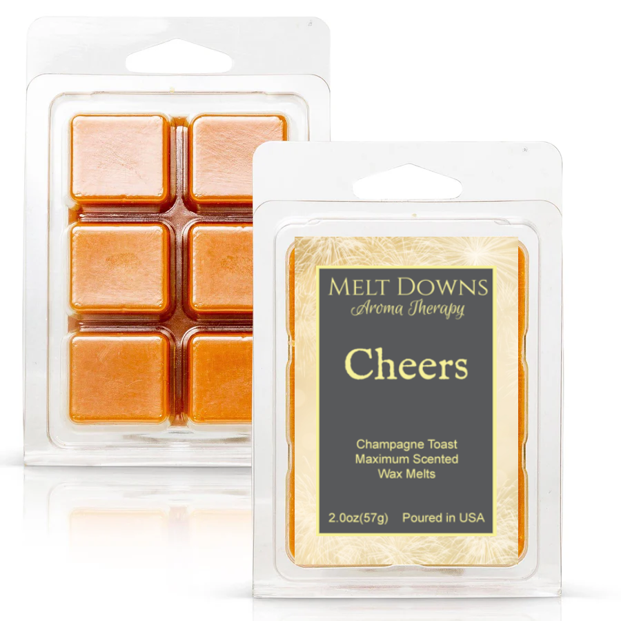 Cheers Maximum Scented Wax Melt Champagne Toast Melt Downs