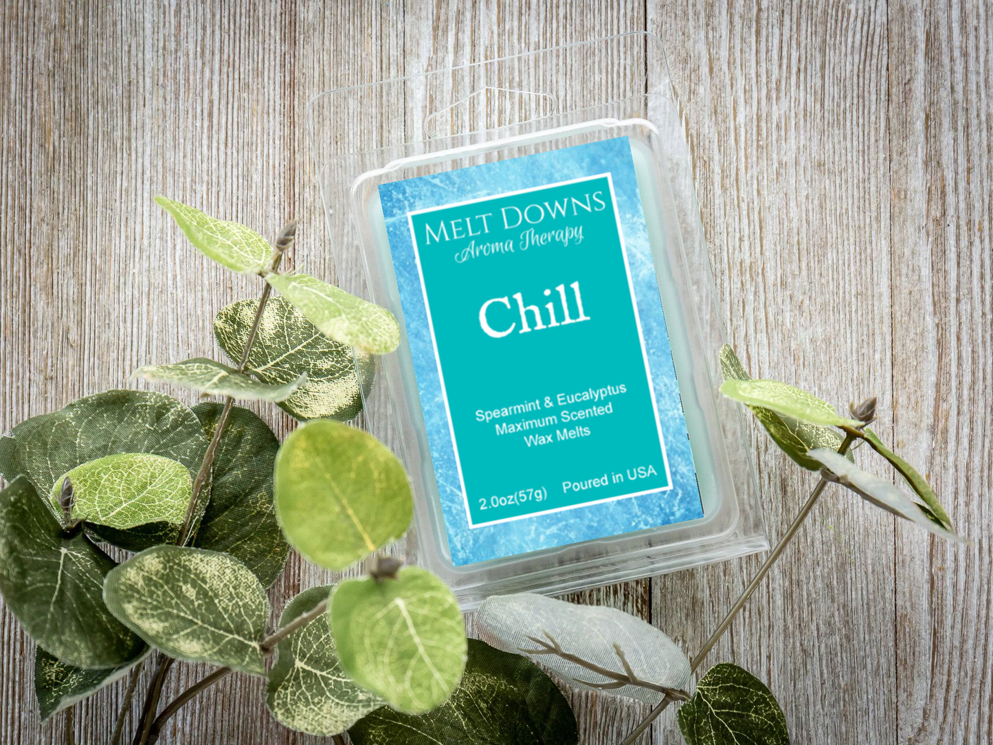 Chill  - Maximum Scented Wax Melt - Spearmint & Eucalyptus