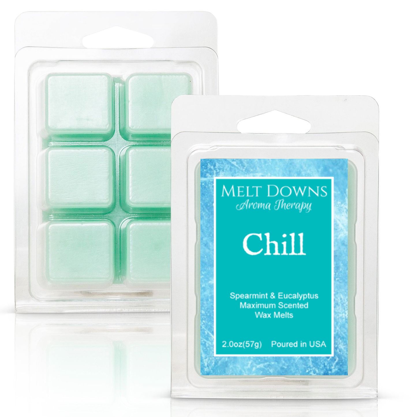 Chill  - Maximum Scented Wax Melt - Spearmint & Eucalyptus