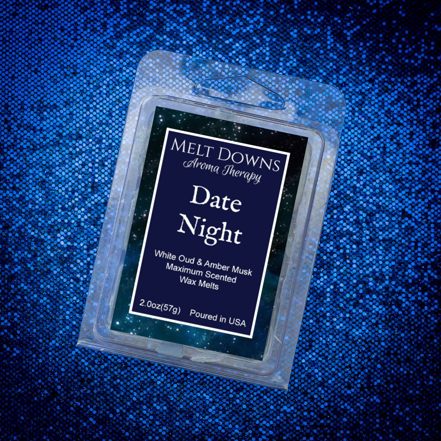 Date Night - Maximum Scented Wax Melt - White Oud & Amber Musk