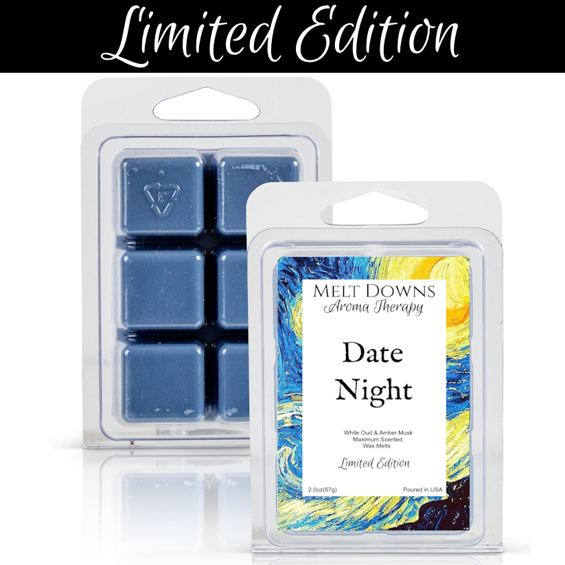 SOLD OUT - Date Night - LIMITED EDITON - Maximum Scented Wax Melt - White Oud & Amber Musk