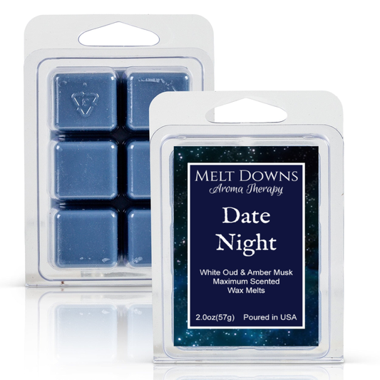 Date Night - Maximum Scented Wax Melt - White Oud & Amber Musk