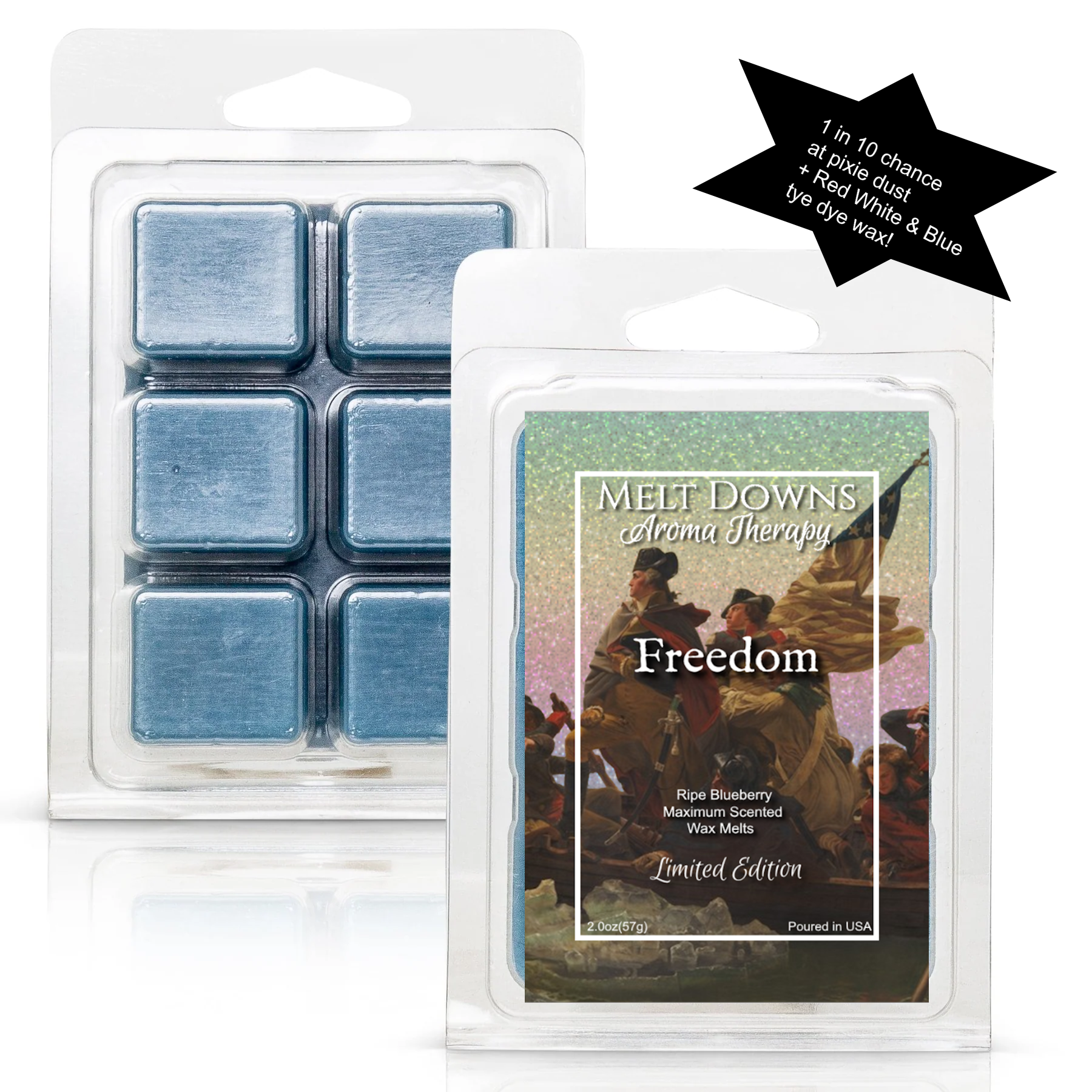 Available Now - Freedom - LIMITED EDITION- Maximum Scented Wax Melt -Ripe Blueberry