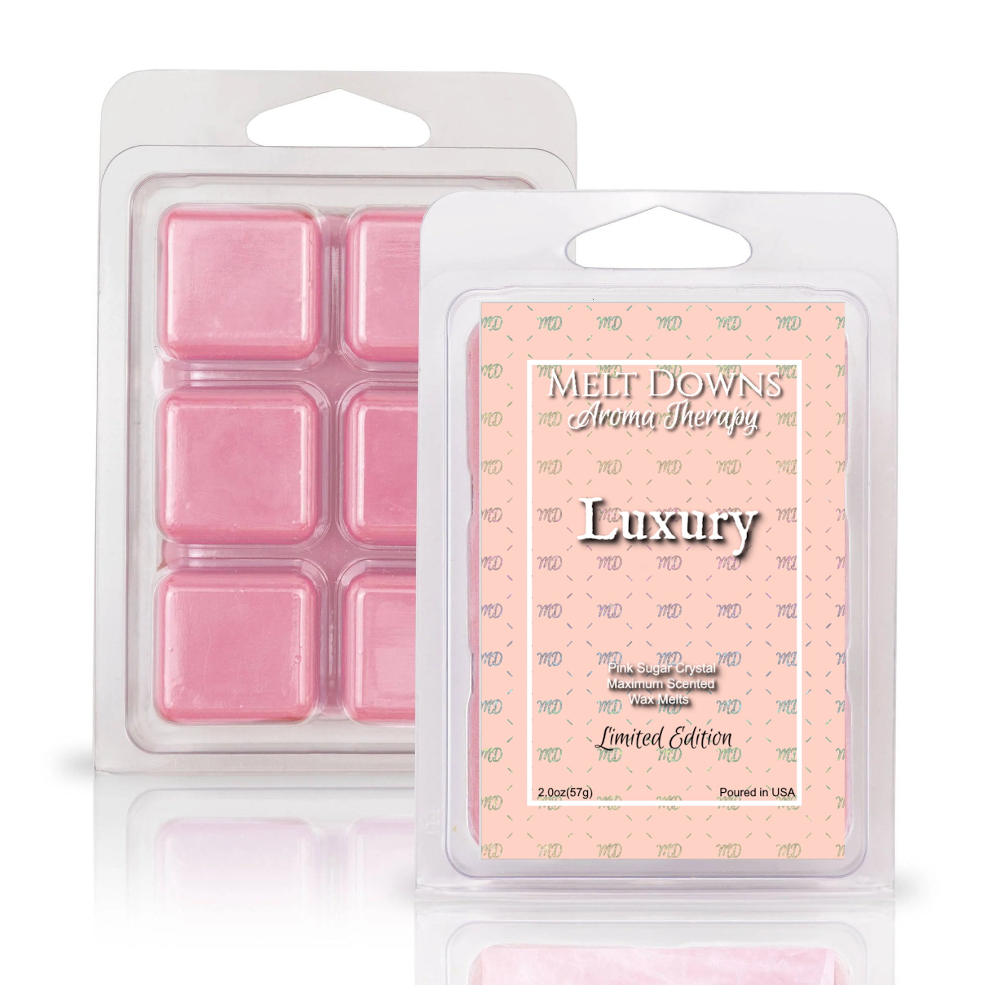 Luxury - Maximum Scented Wax Melt - Pink Sugar Crystals - Limited Edition