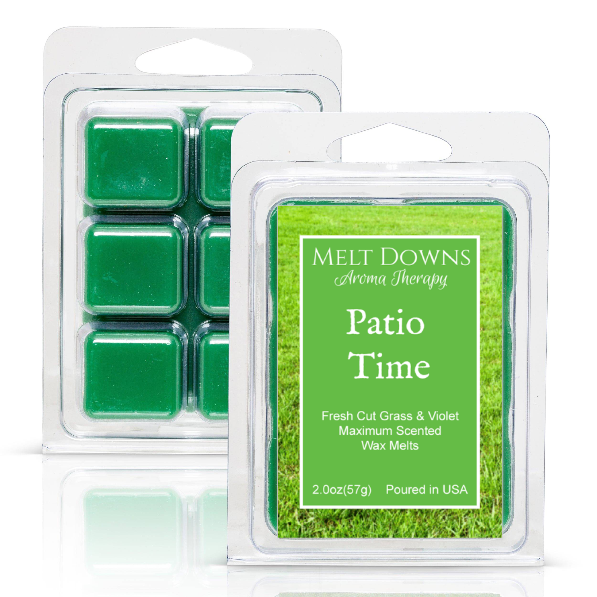 Patio Time - Maximum Scented Wax Melt - Fresh Cut Grass & Violet