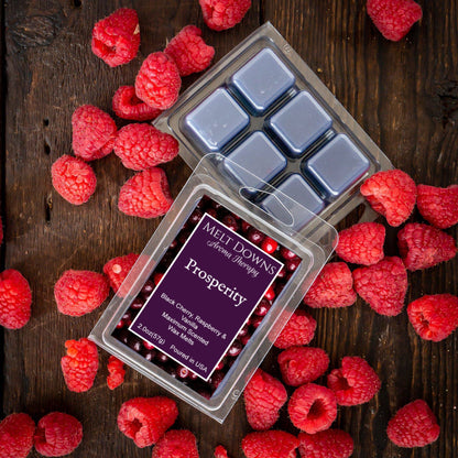 Prosperity - Maximum Scented Wax Melt - Black Cherry, Raspberry & Vanilla