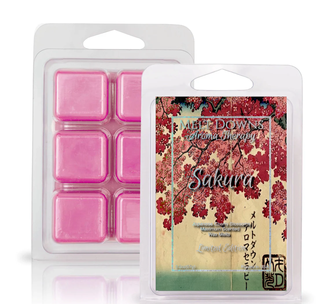Sakura - Maximum Scented Wax Melt - Japanese Cherry Blossoms - February Limited Edition