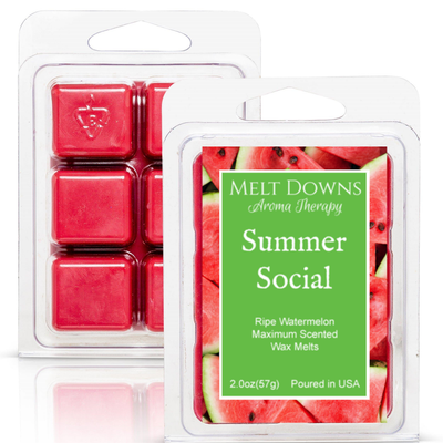 Summer Social - Maximum Scented Wax Melt - Ripe Watermelon