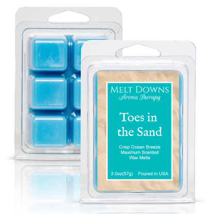 Toes in the Sand - Maximum Scented Wax Melt - Crisp Ocean Breeze